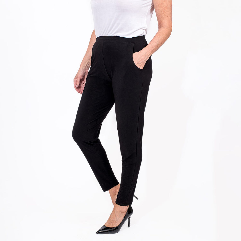 Styled By Tapered Trouser (Size L) - Black