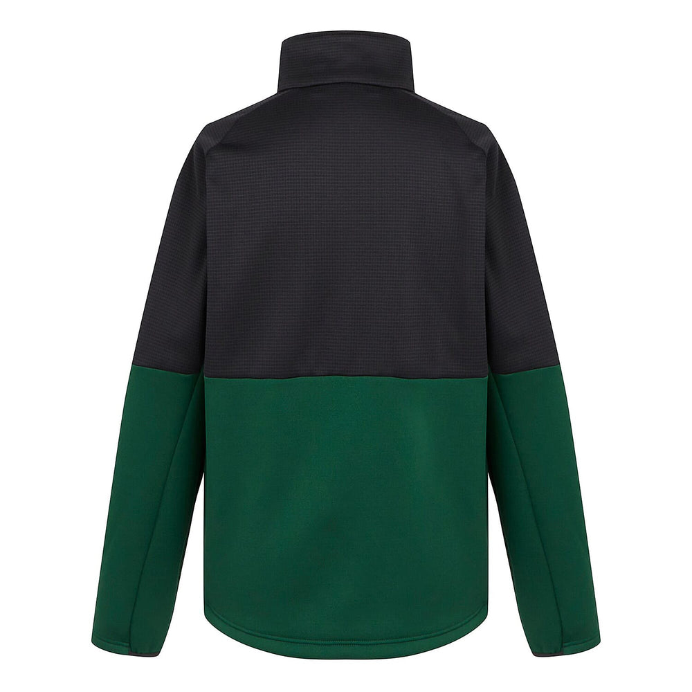REGATTA Mens Highton Winter Full Zip Colourblock Fleece (Size L) - Eden & Black