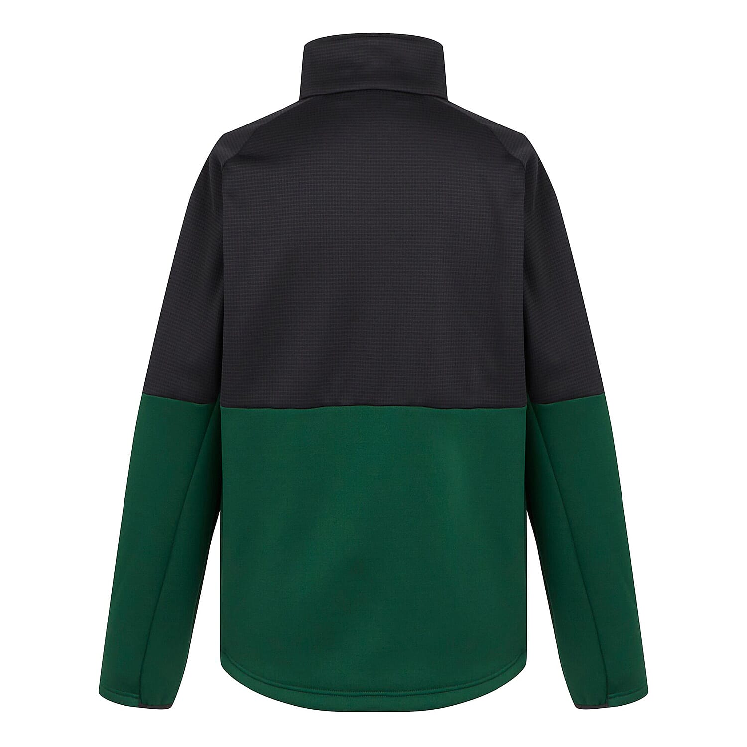 REGATTA Mens Highton Winter Full Zip Colourblock Fleece (Size L) - Eden & Black