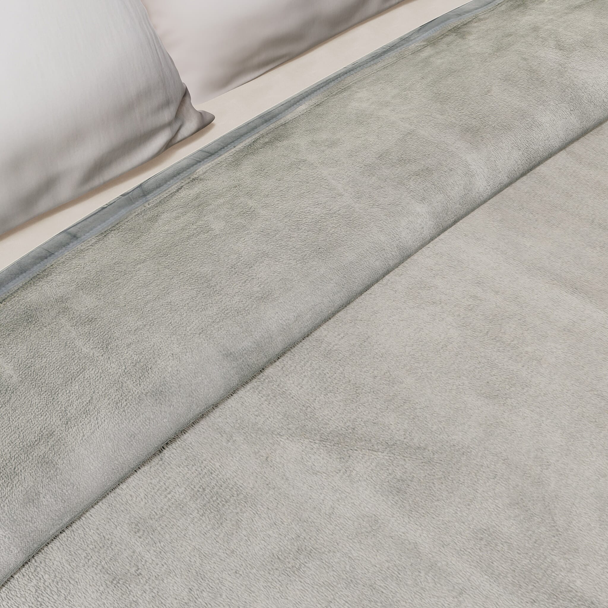 BIGGEST EVER BLANKET AT TJC-  Luxurious Super Soft Blanket (Double Size, 220x150 cm) - Silver Grey