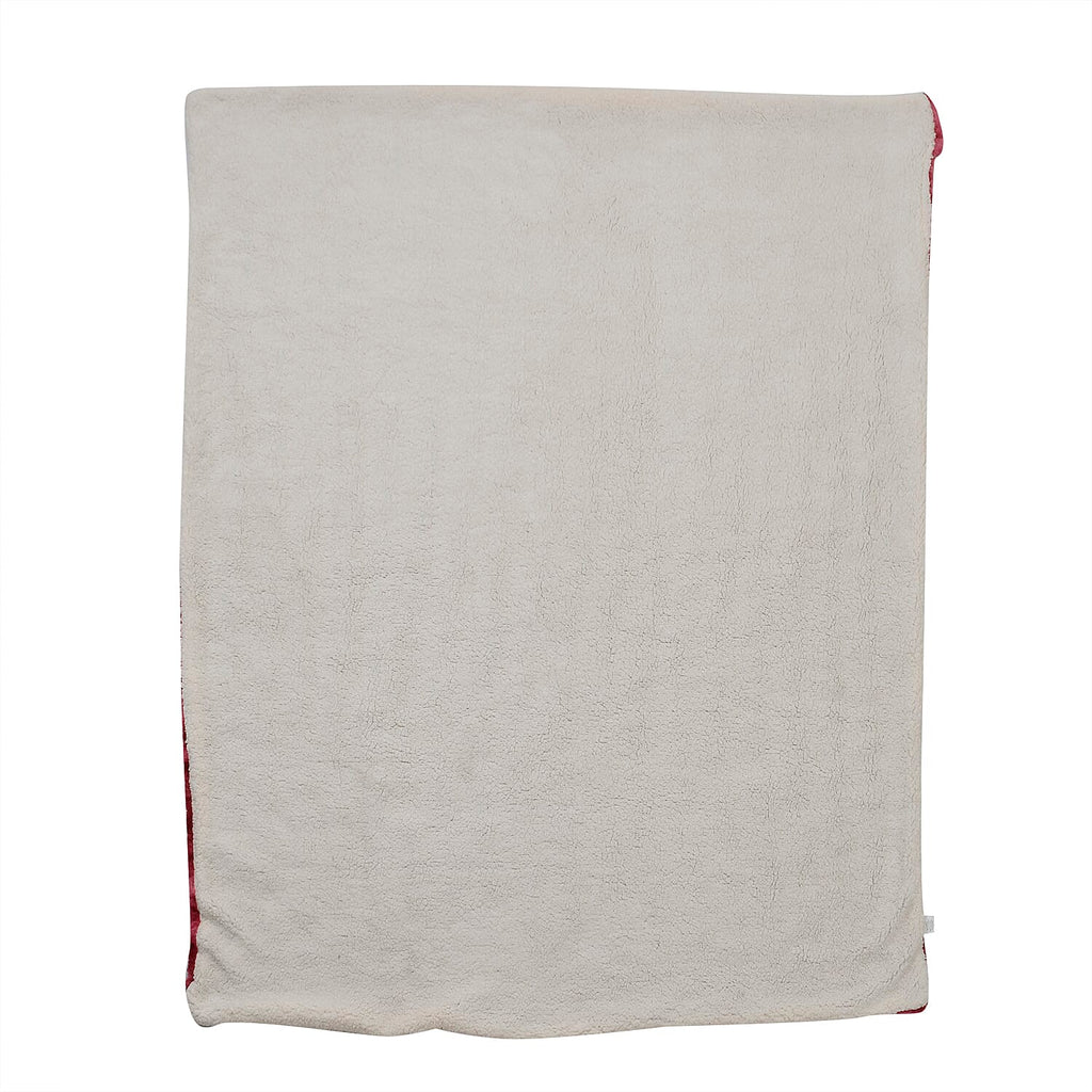 Super Soft Luxurious Faux Fur Blanket 600GSM - Red