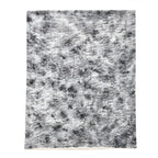 Polyester Patterned Blanket (Size 2000x1 cm) - Grey & Khaki
