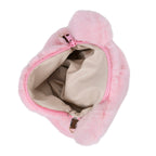 Cute Teddy Plush Crossbody Bag - Pink