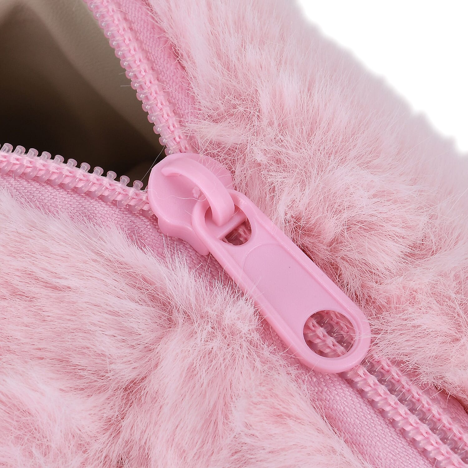Cute Teddy Plush Crossbody Bag - Pink