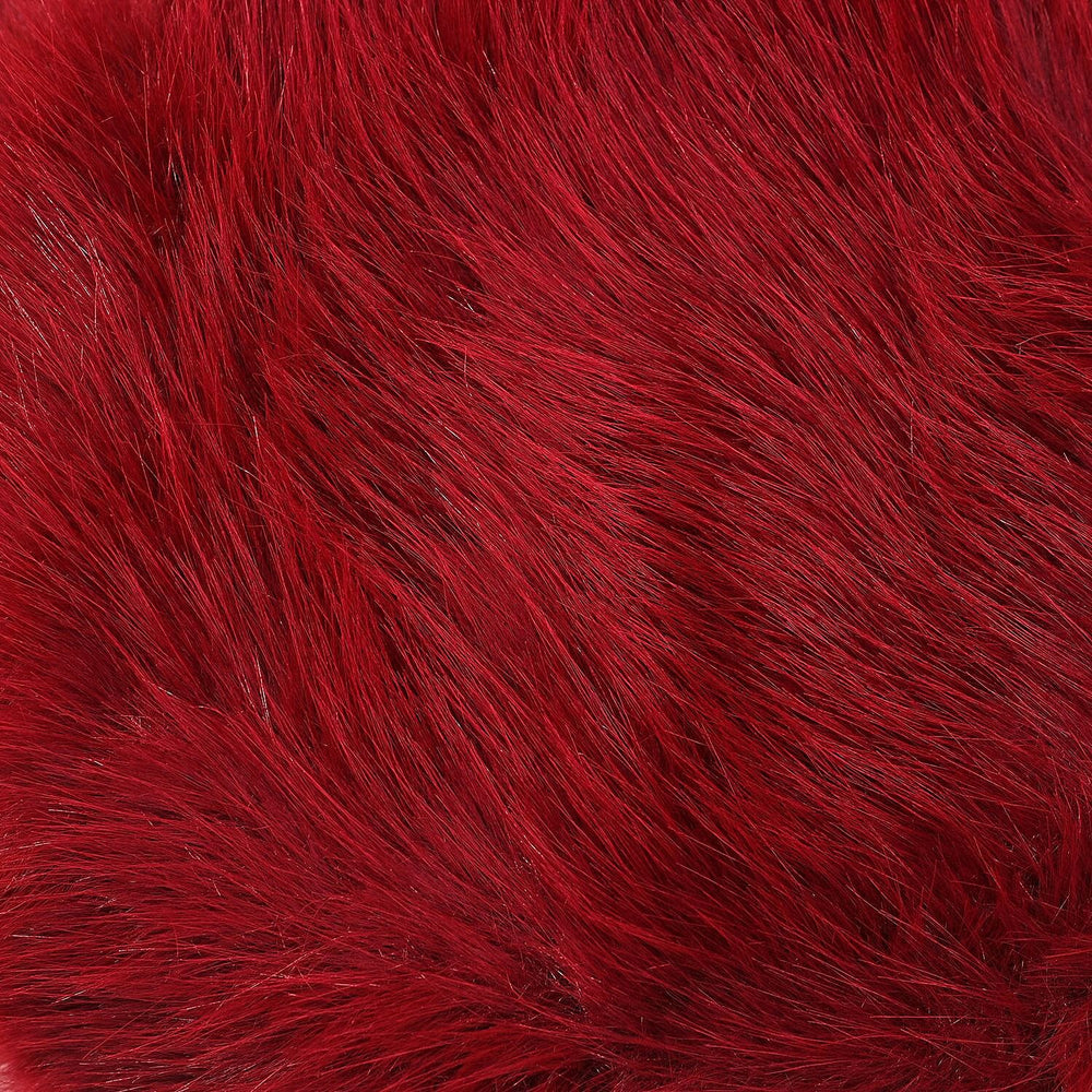 Super Soft - Warm Faux Fur Winter Hat- Burgundy