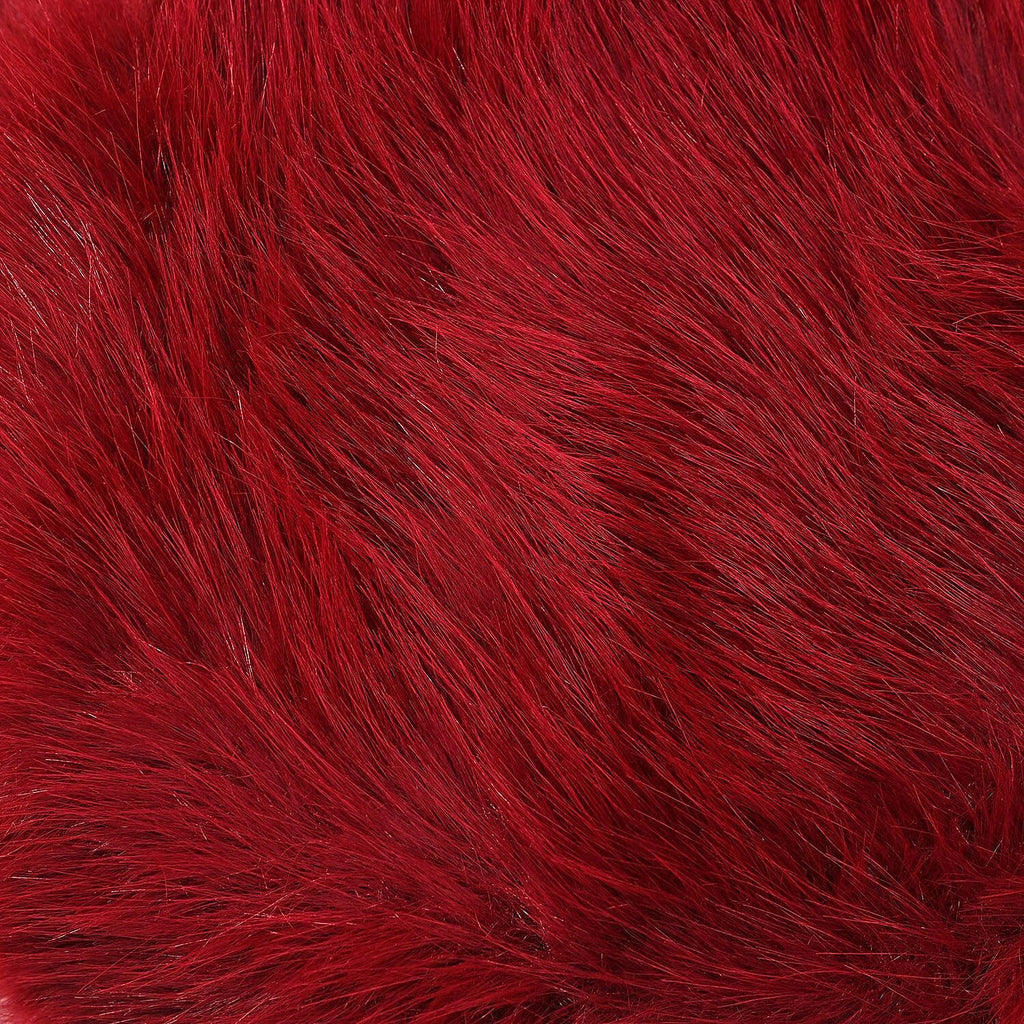 Super Soft - Warm Faux Fur Winter Hat- Burgundy
