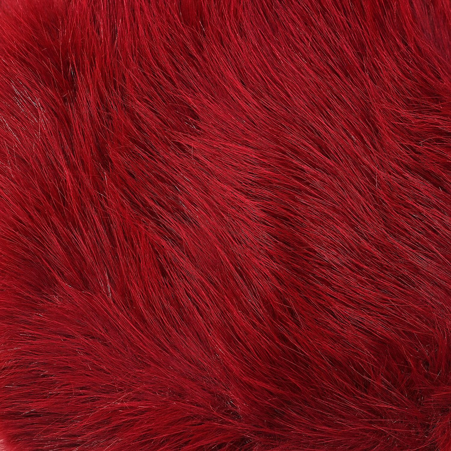 Super Soft - Warm Faux Fur Winter Hat- Burgundy