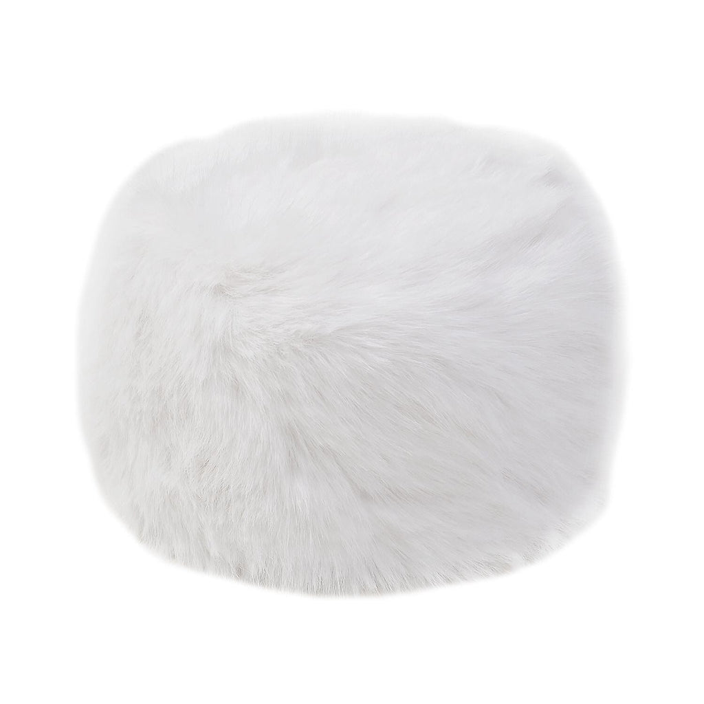 Super Soft & Warm Faux Fur Winter Hat - White
