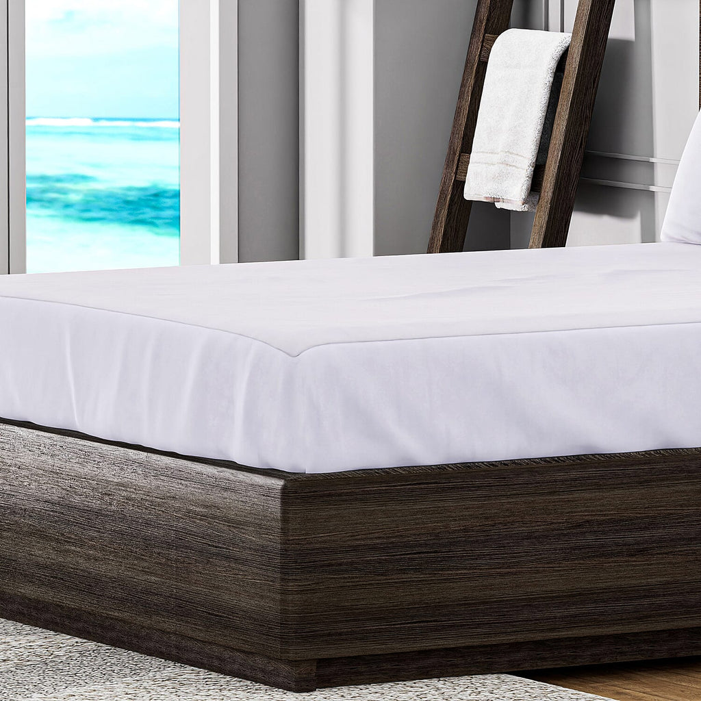 Tencel waterproof mattress protector; Effectively prevents sweat, body fluids and other accidental spills - Double
