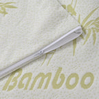 Bamboo Jacquard Waterproof Pillow Protector (Size 75x50cm) - White