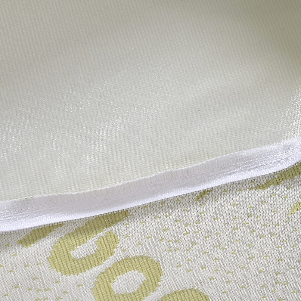 Bamboo Jacquard Waterproof Pillow Protector (Size 75x50cm) - White