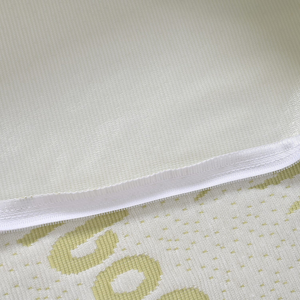 Bamboo Jacquard Waterproof Pillow Protector (Size 75x50cm) - White