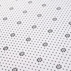 3 Piece Patterned Bathroom Mat Set - Dark Grey