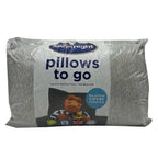 Silentnight Pillows to Go Pair - Grey and White