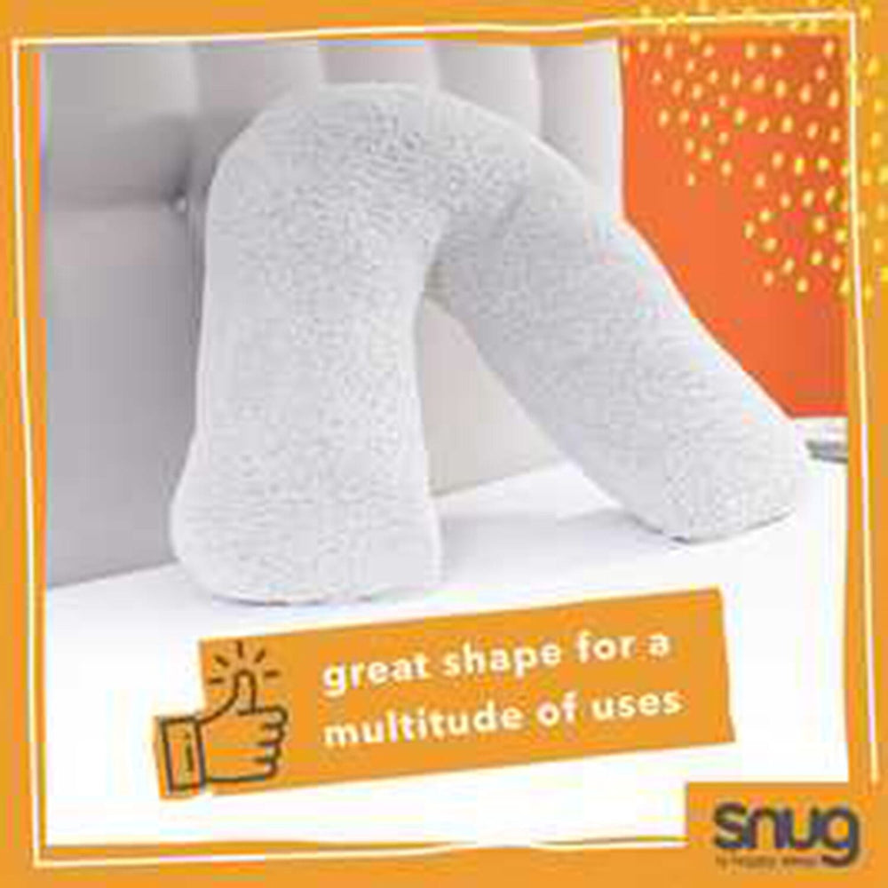 Snug Hug Buddy V Shape Pillow (Size 74x48cm) - White