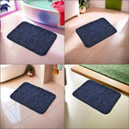 Set of 2 Luxury Microbath Mat with TPR Back - 1400 GSM  (Size 40x60 cm) - Navy