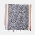 Closeout Deal New Arrival Leaves Pattern Scarf (One Size, 180x87 cm) - Black