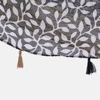 Closeout Deal New Arrival Leaves Pattern Scarf (One Size, 180x87 cm) - Black