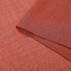 Closeout Deal - Scarf with Fringes and Beads - Terracotta