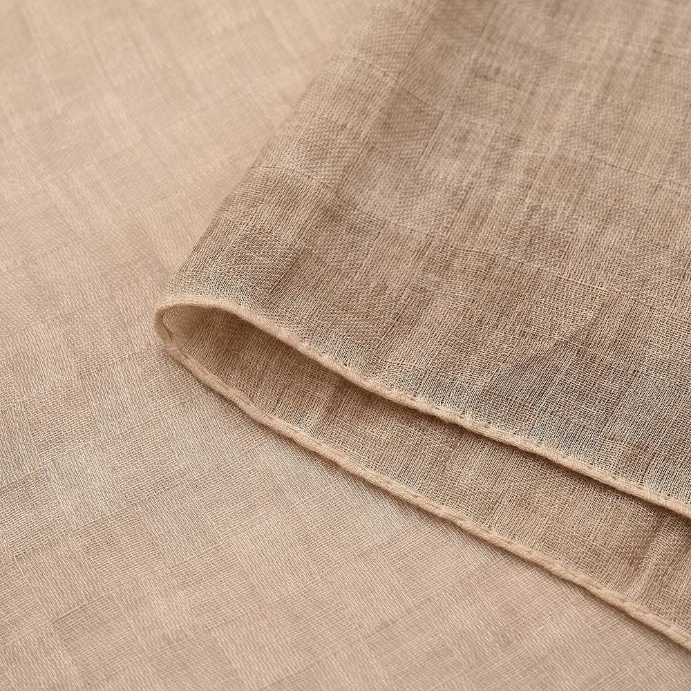 Closeout Deal - Scarf with sequins and tassels - Beige