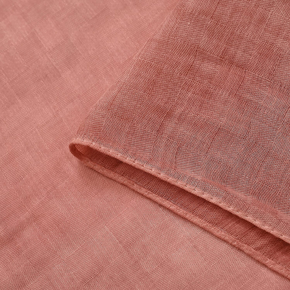 Closeout Deal - Scarf with sequins and tassels - Salmon