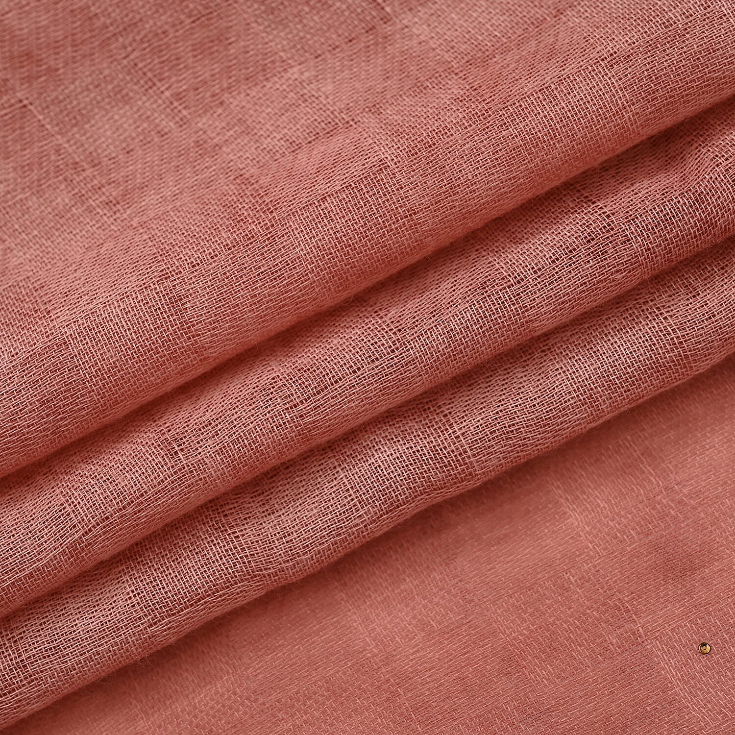 Closeout Deal - Scarf with sequins and tassels - Salmon