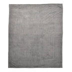 Fleece Flannel Blanket (Size 200x150 cm) - Dark Grey