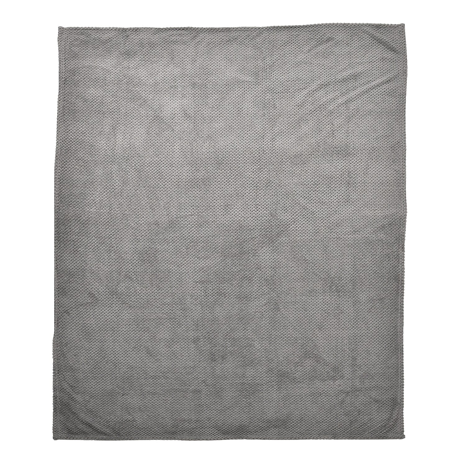 Fleece Flannel Blanket (Size 200x150 cm) - Dark Grey