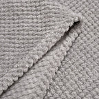 Fleece Flannel Blanket (Size 200x150 cm) - Dark Grey