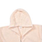 Unisex Super Soft Sherpa Zip Up Hoodie With Pockets - Up To Size 30 - Ivory