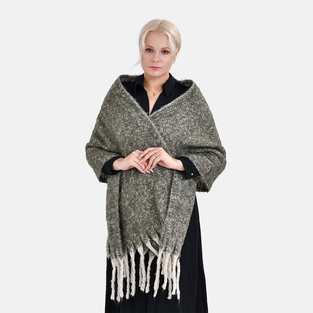 Closeout Deal New Arrival Solid Scarf (One Size 185x45-15x2 cm) - Green