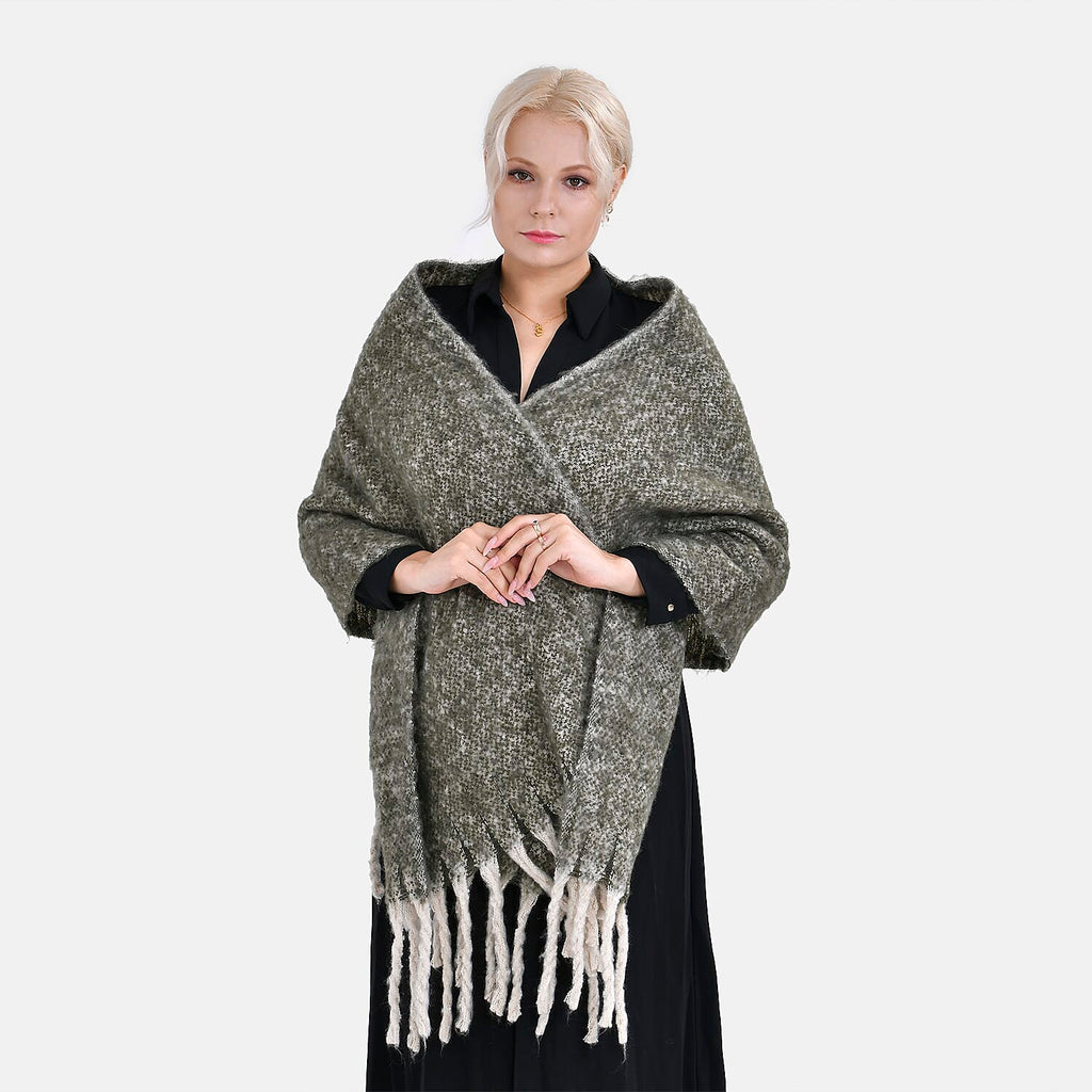 Closeout Deal New Arrival Solid Scarf (One Size 185x45-15x2 cm) - Green