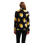 REGATTA Orla Kiely Zip Neck Fleece (Size 8) - Yellow
