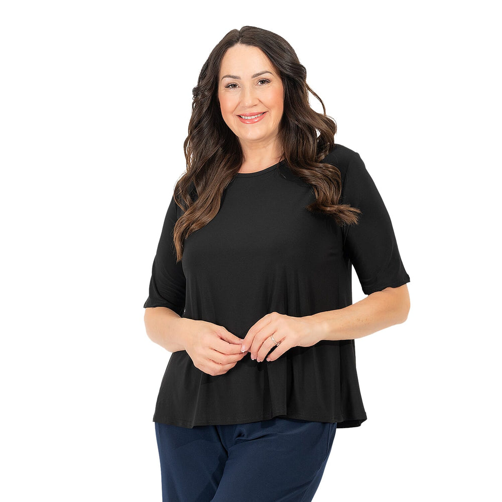 Polyester Top (Size 1x1 cm) - Black