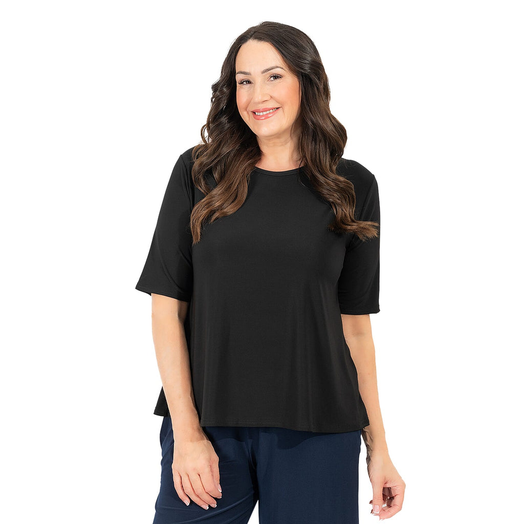 Polyester Top (Size 1x1 cm) - Black