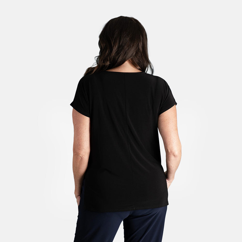 Polyester Top (Size 1x1 cm) - Black