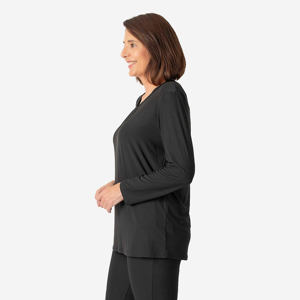 One Time Closeout - Set of 2 Tops  - Black