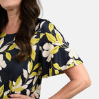Flutter Sleeve Top - Aqua