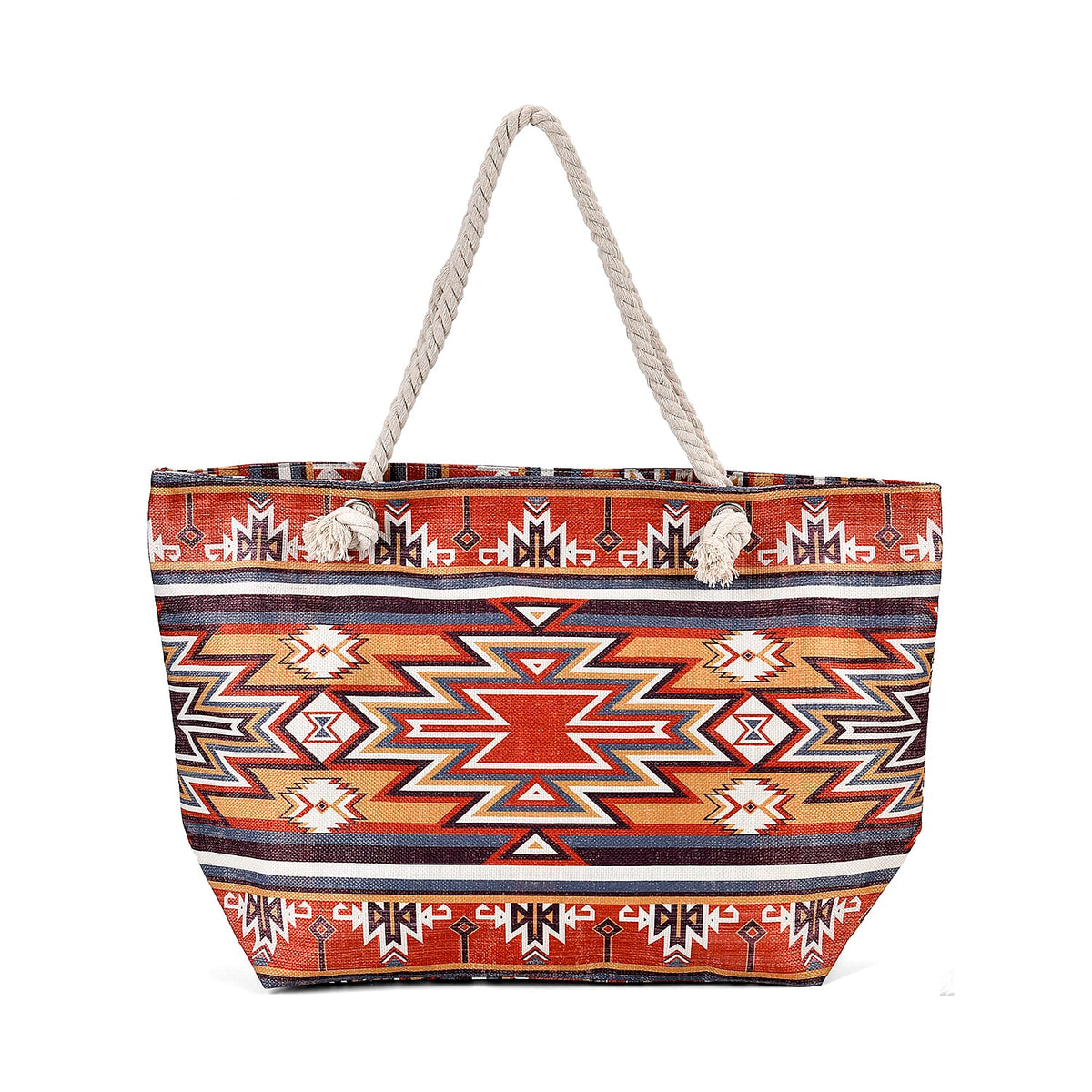 Polyester Tribal Tote Bag