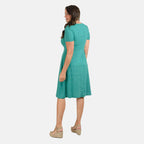 Sugar Crip Jersey Dress (Size - S) - Jade
