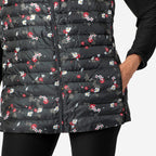 Weekend Ladies Floral Pack Away Gilet (Size 12) - Black