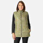 Weekend Ladies Floral Pack Away Gilet (Size 14)- Green