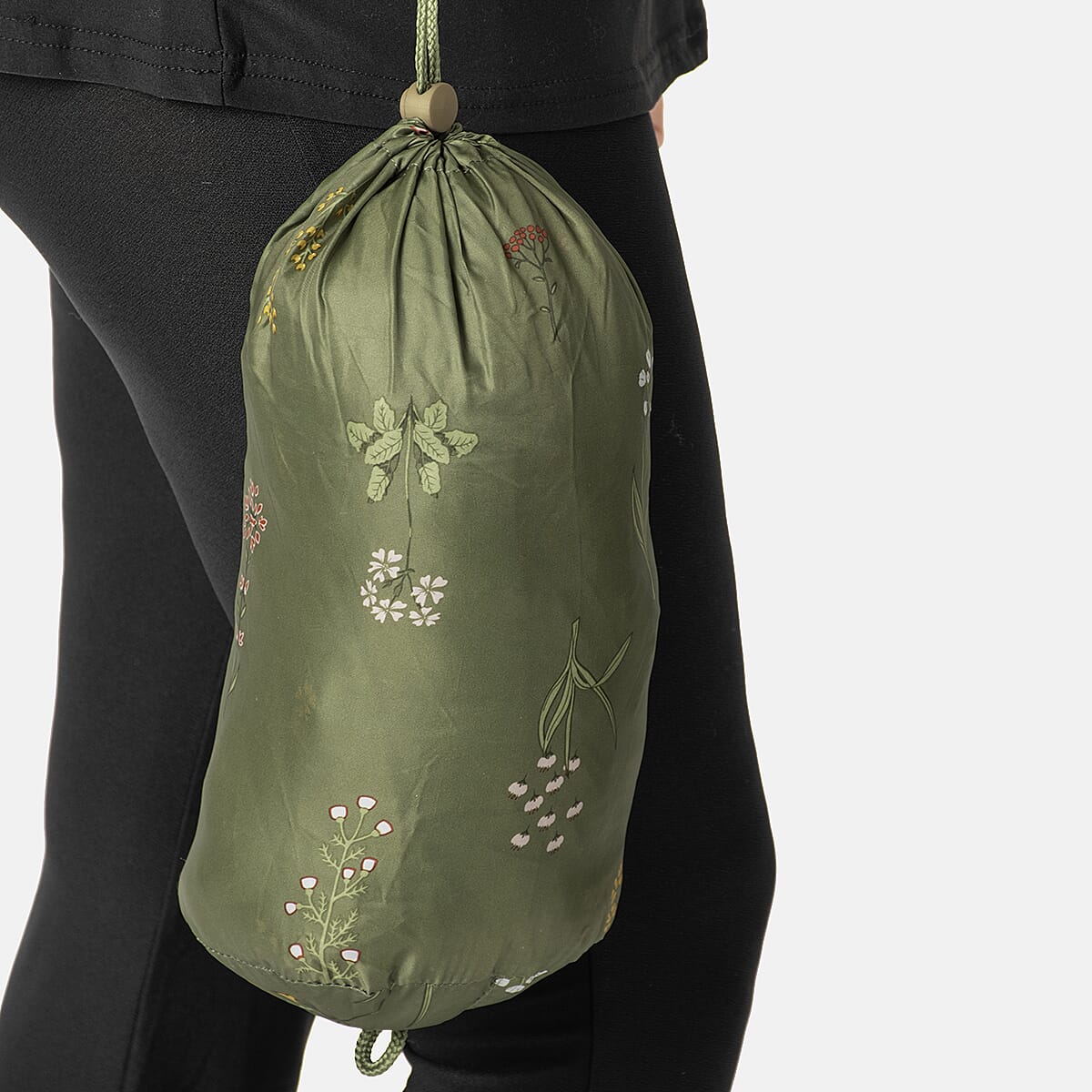 Weekend Ladies Floral Pack Away Gilet (Size 14)- Green