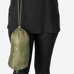 Weekend Ladies Floral Pack Away Gilet (Size 14)- Green
