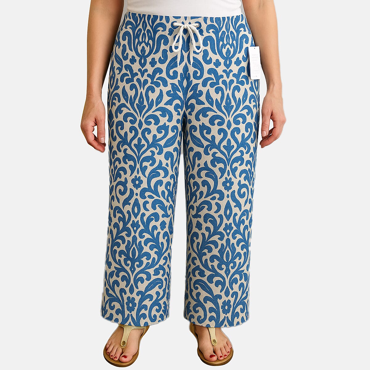 Polyester Woven Jean and Pant-Trouser (Size 1x1 cm) - Blue