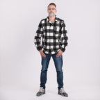 Polyester Woven Jumper (Size 1x1 cm) - Black White