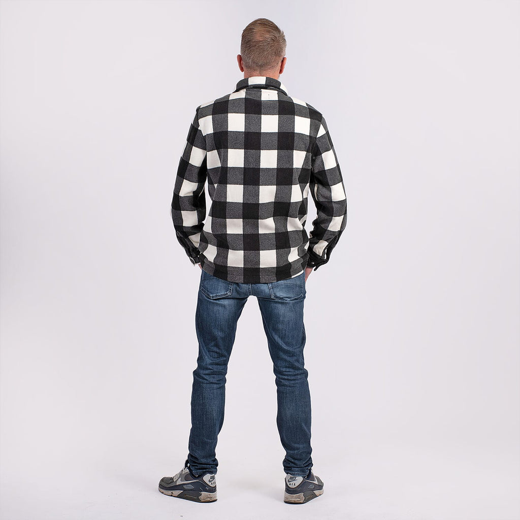 Polyester Woven Jumper (Size 1x1 cm) - Black White