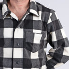 Polyester Woven Jumper (Size 1x1 cm) - Black White