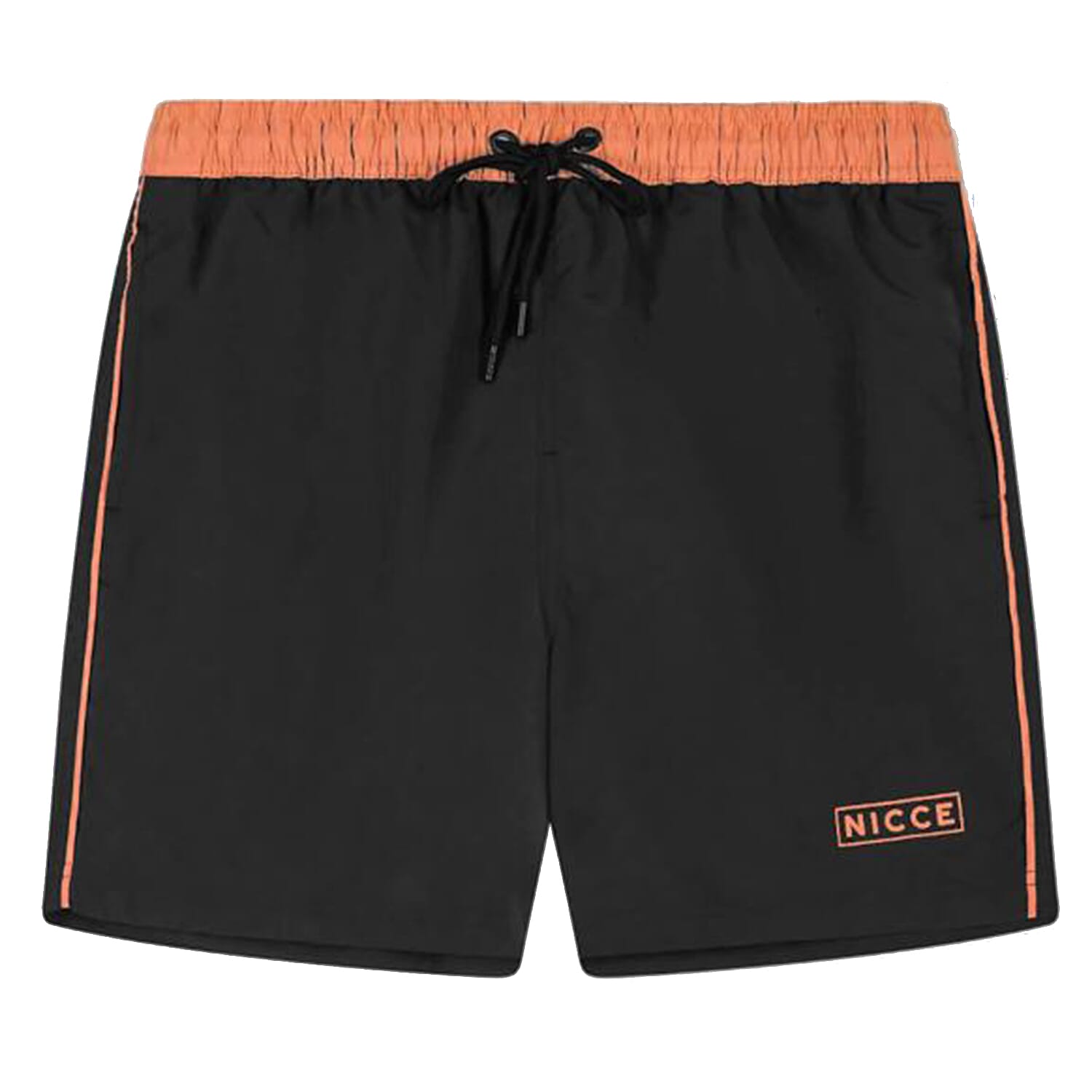 NICCE Woven Mens Swim Shorts (Size M) - Black