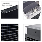 Portable Air Cooler, Humidifier, Air Purifier (Size 17x16 Cm) - White